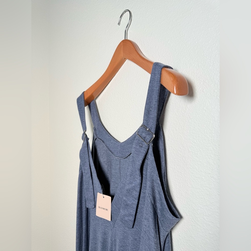 NWT Bloomchic Blue Supersoft Essentials Solid Poc… - image 8